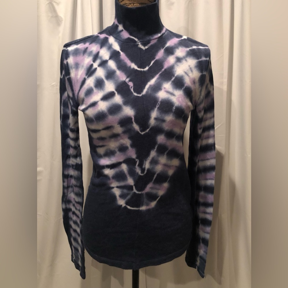 Tie Dyed Mock Turtleneck Shirt By Free People